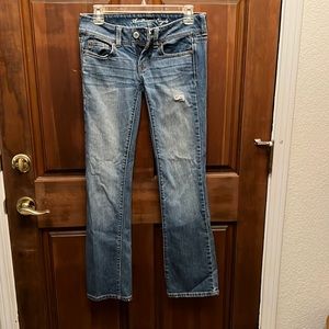American eagle size 0, slim boot jeans